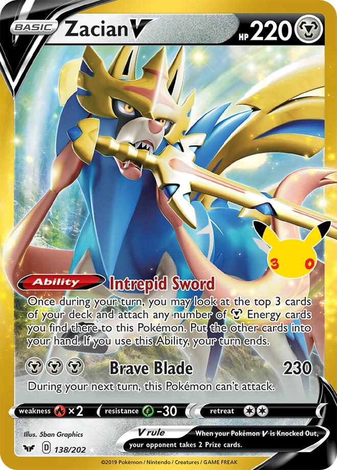 CC028 Zacian V – 30th Celebration