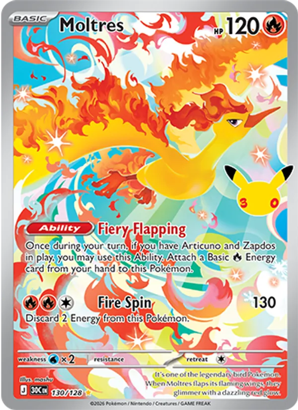 130 Moltres – 30th Celebration