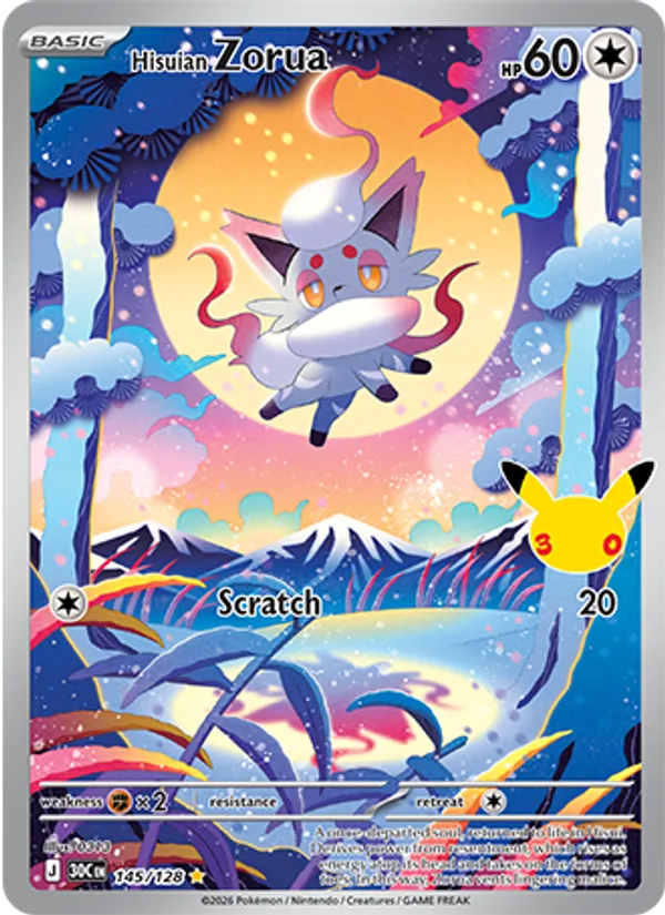145 Hisuian Zorua – 30th Celebration