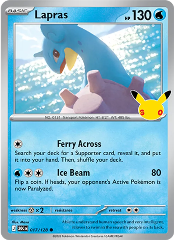 017 Lapras – 30th Celebration