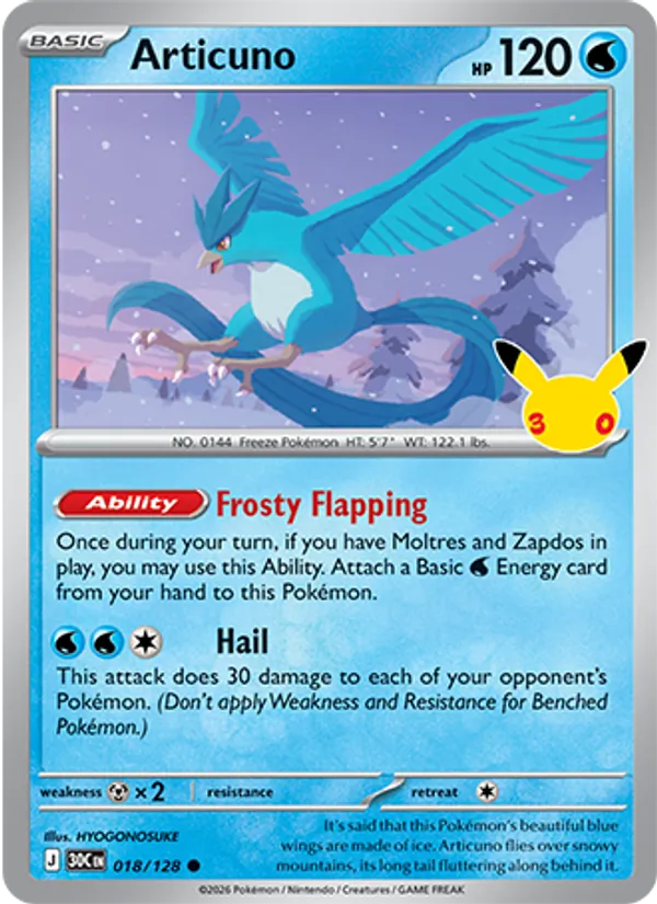 018 Articuno – 30th Celebration