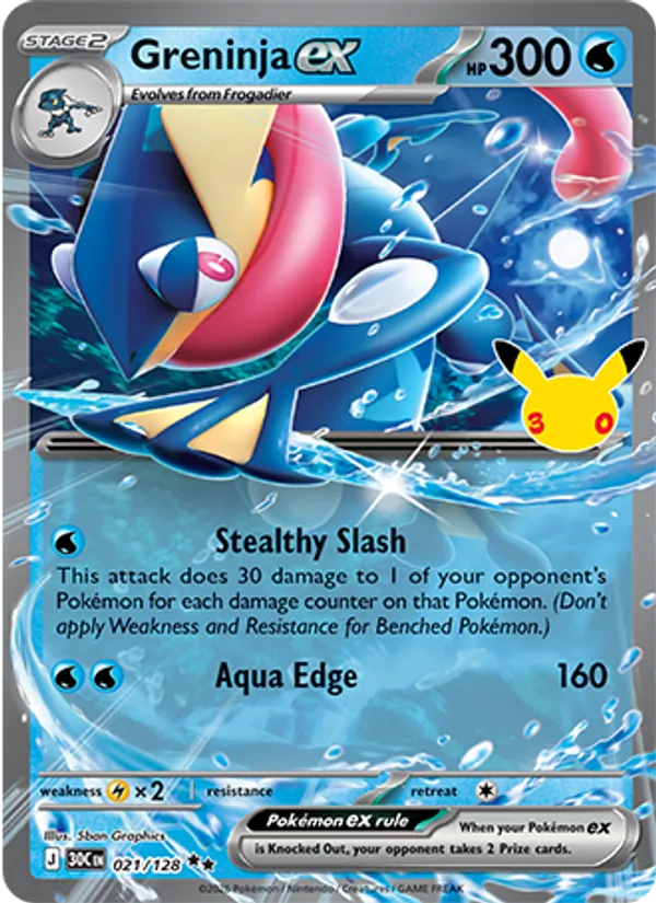 021 Greninja ex – 30th Celebration