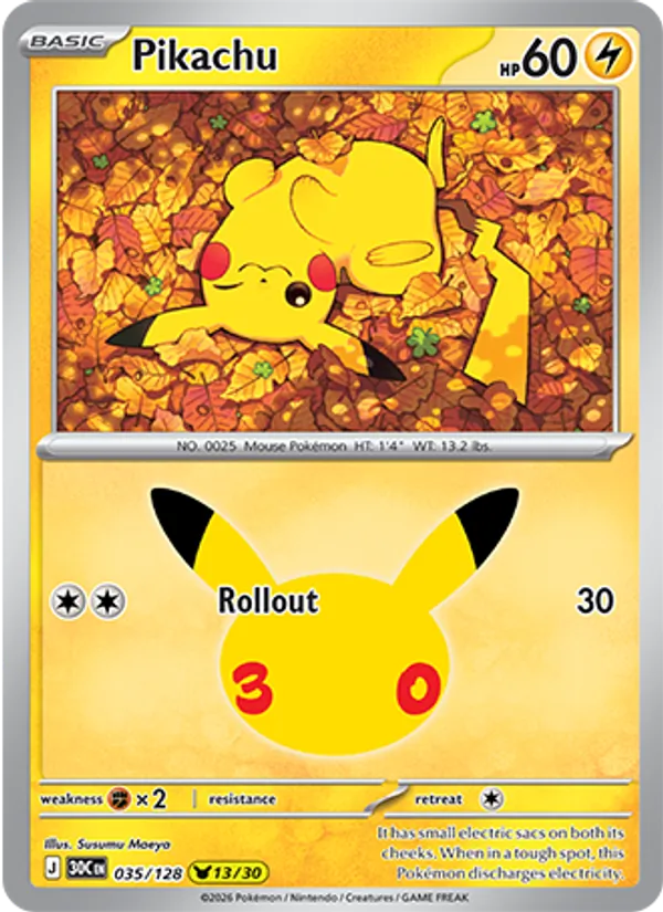 035 Pikachu – 30th Celebration
