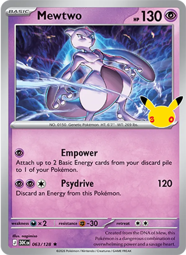 063 Mewtwo – 30th Celebration