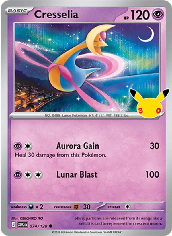 074 Cresselia – 30th Celebration