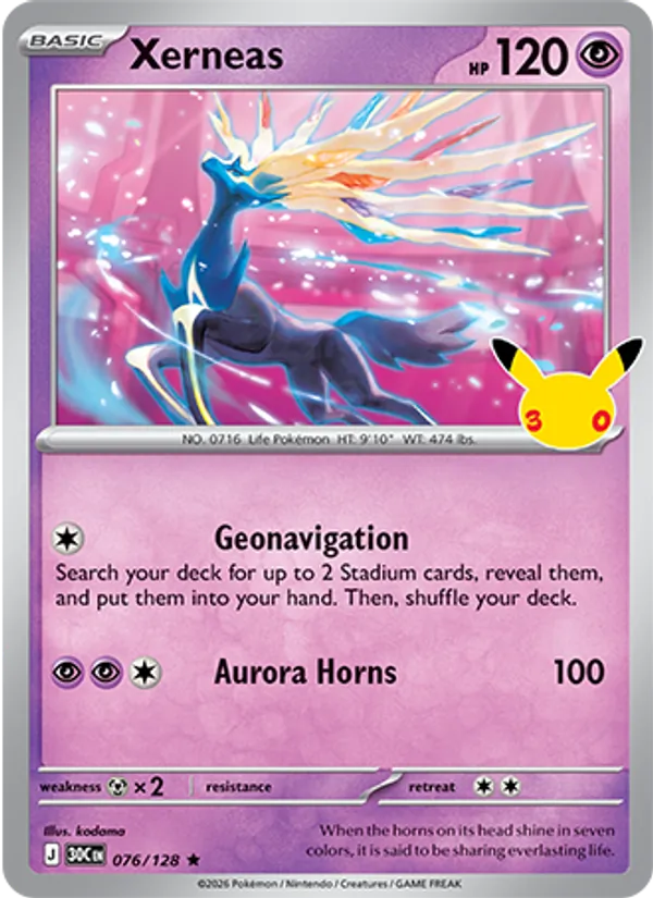 076 Xerneas – 30th Celebration
