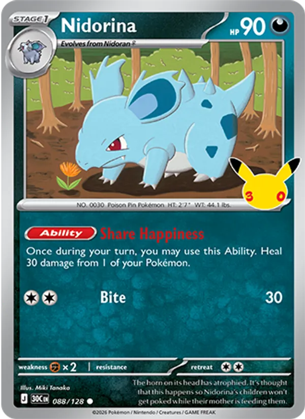 088 Nidorina – 30th Celebration
