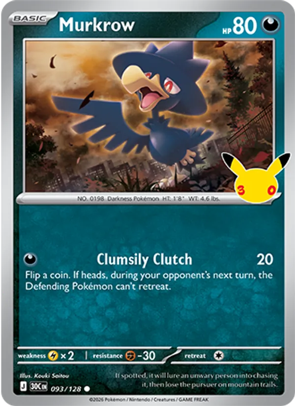 093 Murkrow – 30th Celebration