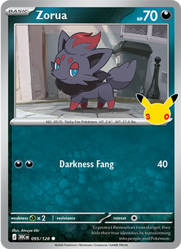 095 Zorua – 30th Celebration