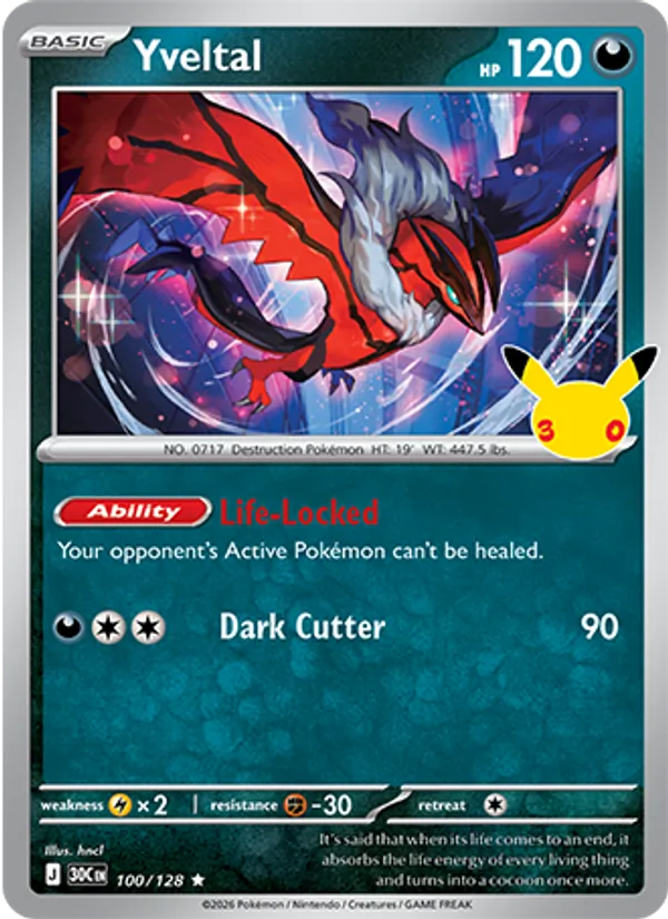 100 Yveltal – 30th Celebration