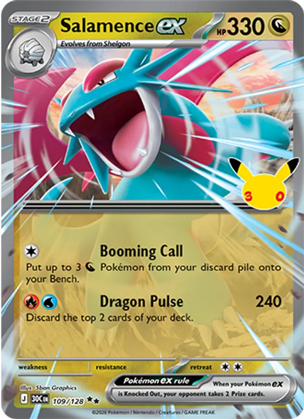 109 Salamence ex – 30th Celebration