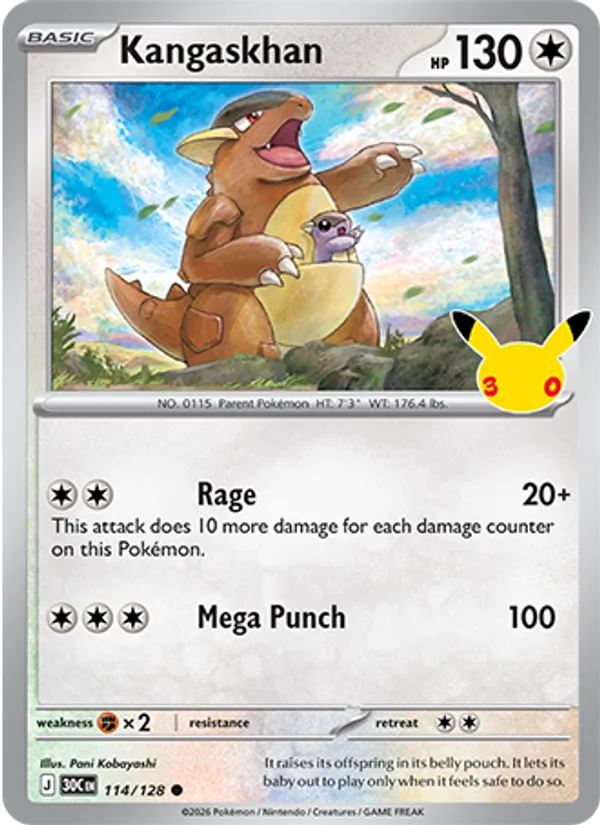 114 Kangaskhan – 30th Celebration