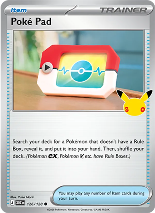 126 Poké Pad – 30th Celebration