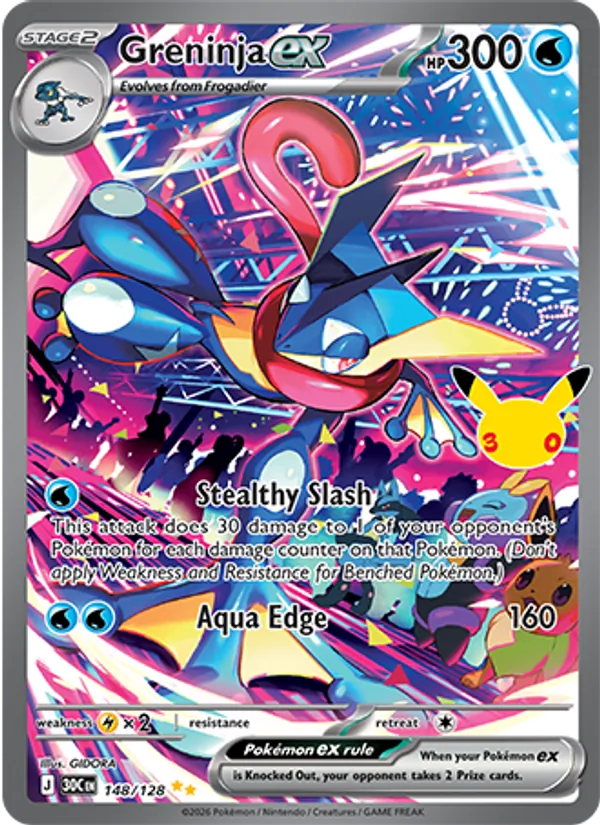 148 Greninja ex – 30th Celebration