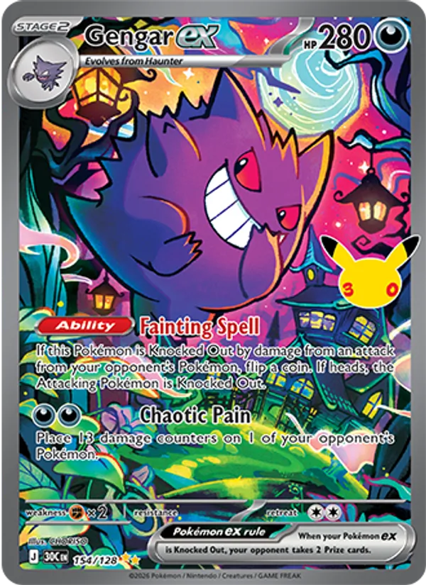 154 Gengar ex – 30th Celebration