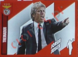 7 Jorge Jesus (treinador) – Panini SL Benfica 2014-2015