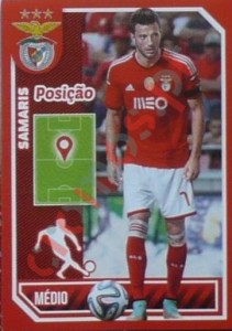 100 Samaris (posição) – Panini SL Benfica 2014-2015