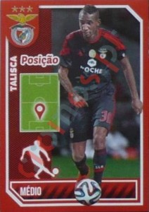 110 Talisca (posição) – Panini SL Benfica 2014-2015