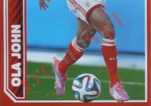 113 Ola John – Panini SL Benfica 2014-2015