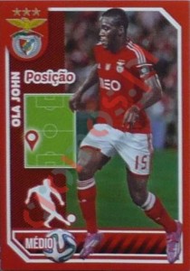 114 Ola John (posição) – Panini SL Benfica 2014-2015