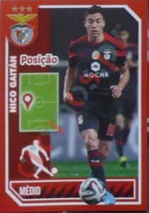 120 Nico Gaitán (posição) – Panini SL Benfica 2014-2015
