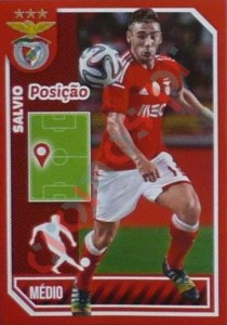 124 Salvio (posição) – Panini SL Benfica 2014-2015