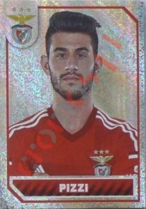 128 Pizzi (portrait) – Panini SL Benfica 2014-2015