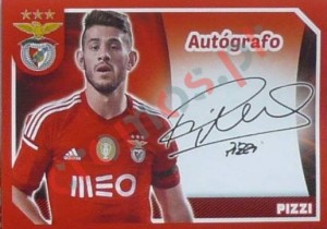 129 Pizzi (Autógrafo) – Panini SL Benfica 2014-2015