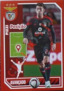 130 Pizzi (posição) – Panini SL Benfica 2014-2015
