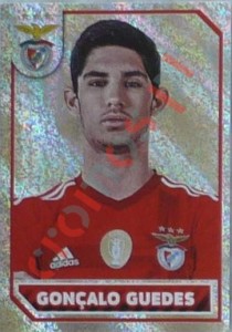 131 Gonçalo Guedes (portrait) – Panini SL Benfica 2014-2015