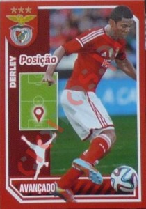 140 Derley (posição) – Panini SL Benfica 2014-2015