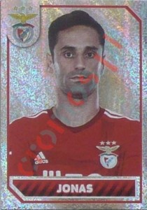 148 Jonas (portrait) – Panini SL Benfica 2014-2015