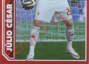 25 Júlio César – Panini SL Benfica 2014-2015