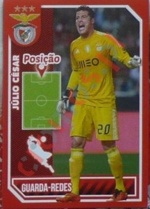 28 Júlio César (posição) – Panini SL Benfica 2014-2015