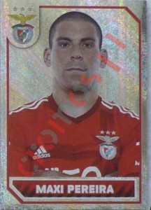 36 Maxi Pereira (portrait) – Panini SL Benfica 2014-2015