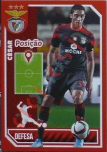 52 César (posição) – Panini SL Benfica 2014-2015