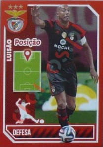 58 Luisão (posição) – Panini SL Benfica 2014-2015