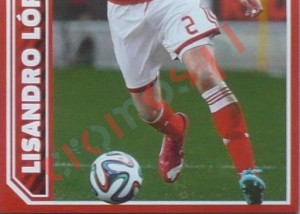 65 Lisandro López – Panini SL Benfica 2014-2015