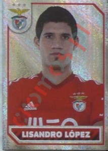 66 Lisandro López (portrait) – Panini SL Benfica 2014-2015