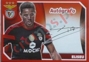73 Eliseu (Autógrafo) – Panini SL Benfica 2014-2015