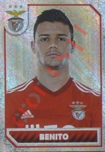 76 Benito (portrait) – Panini SL Benfica 2014-2015