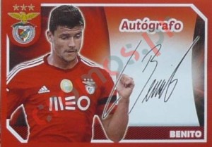 77 Benito (Autógrafo) – Panini SL Benfica 2014-2015