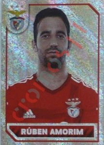 91 Rúben Amorim (portrait) – Panini SL Benfica 2014-2015