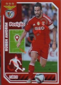 94 Rúben Amorim (posição) – Panini SL Benfica 2014-2015
