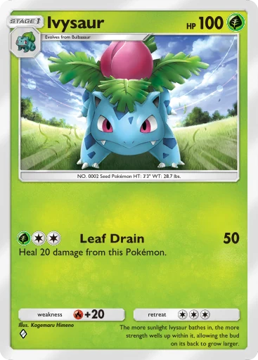 002 Ivysaur – Dual Fusion