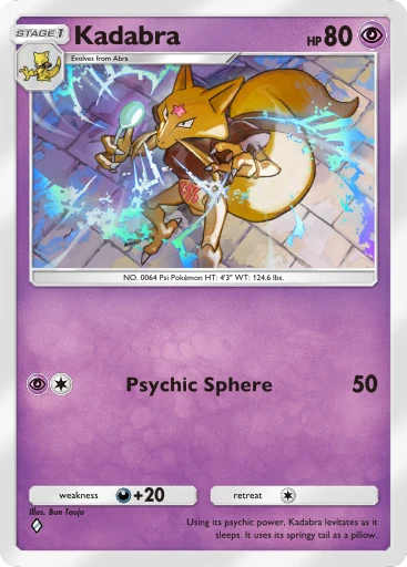 054 Kadabra – Dual Fusion