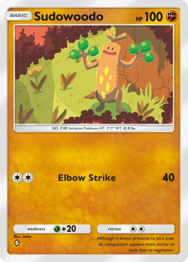 072 Sudowoodo – Dual Fusion