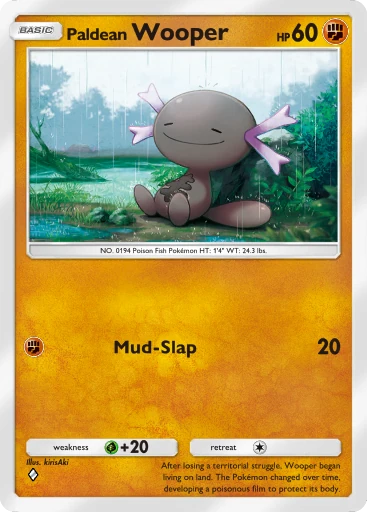 073 Paldean Wooper – Dual Fusion