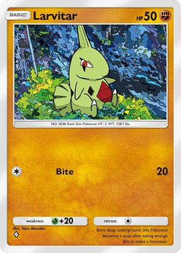 075 Larvitar – Dual Fusion