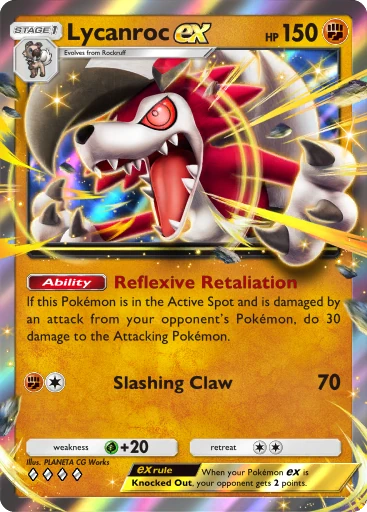 080 Lycanroc ex – Dual Fusion